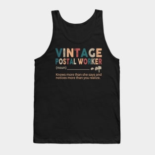 Vintage Postal Worker Tank Top